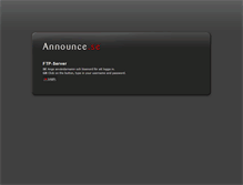 Tablet Screenshot of announce.se